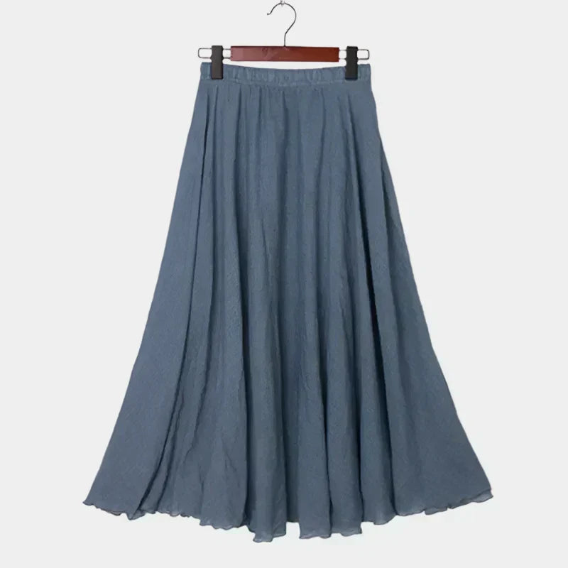 Kristýna Elegantti Pitkä Hame Korkealla Vyötäröllä