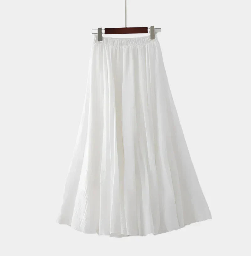 Kristýna Elegantti Pitkä Hame Korkealla Vyötäröllä