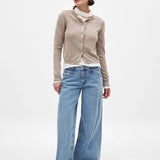 Napillinen neulecardigan Camille