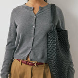 Napillinen neulecardigan Camille
