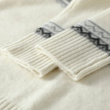 Norvale Alpine cashmere Jacquard-pullover