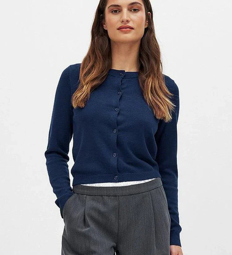 Napillinen neulecardigan Camille