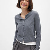 Napillinen neulecardigan Camille