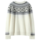 Norvale Alpine cashmere Jacquard-pullover