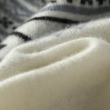 Norvale Alpine cashmere Jacquard-pullover